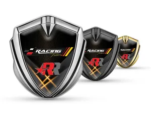 Metal Domed Emblem Universal Shiny Domed